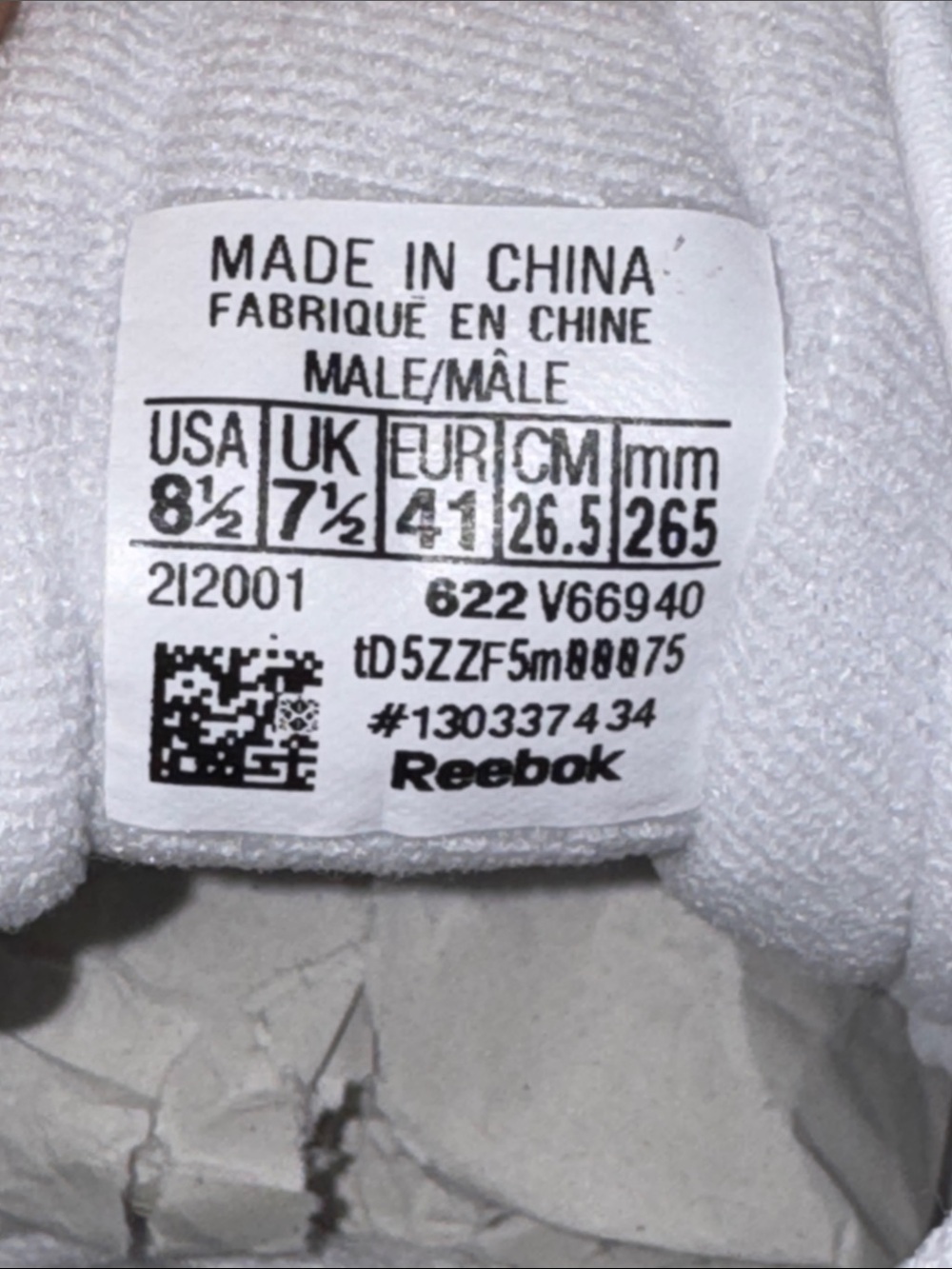 Reebok White Classic Renaissance Sneakers - Picture 8 of 8